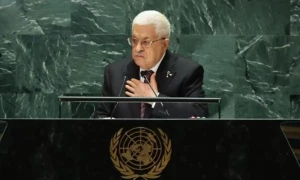 Generations being wiped out in Gaza, Abbas tell UNGA, demands suspension of Israel&rsquo;s UN membership