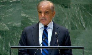 بھارت 2019 کے اقدامات واپس لے، جارحیت کا جواب دیں گے، وزیراعظم کا جنرل اسمبلی اجلاس سے خطاب
