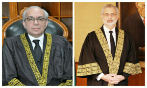 Drama in SC as Justice Munib refuses to show up for Article 63-A hearing