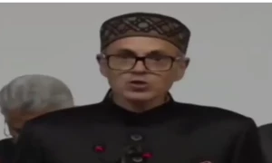 Omar Abdullah sworn in as chief minister of Jammu and Kashmir