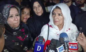 عمران خان کی بہنوں علیمہ خان اور عظمی خان کو ڈسٹرکٹ جیل جہلم سے رہا کردیا گیا