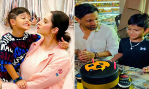 شعیب ملک اور ثانیہ مرزا کے بیٹے اذہان کی الگ الگ سالگرہ