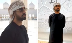 دلجیت دوسانجھ کا ابو ظہبی میں مسجد کا دورہ، ویڈیو وائرل