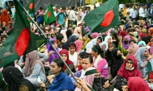 Supporters of Bangladesh ex-leader arrested with Trump signs