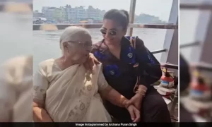 ارچنا پورن سنگھ کا 94 سالہ ماں کے ساتھ فیری ٹریپ