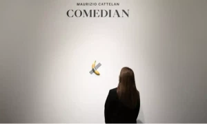 Banana taped to a wall sells for $6.2 mn in New York