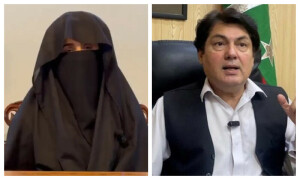 بشریٰ بی بی کے &rsquo;ویڈیو بیان&lsquo; پر بیرسٹر سیف نے ہاتھ اٹھا لیا
