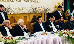 پشاور: اے پی سی کا 14 نکاتی اعلامیہ جاری، وفاق سے اہم مطالبات