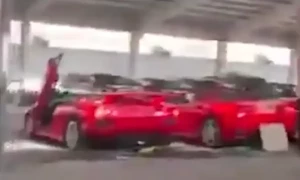 بشار الاسد کے فرار کے بعد ان کے زیر استعمال لگژری گاڑیوں کی ویڈیو وائرل