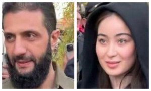 شامی باغی رہنما کے ساتھ خوبصورت لڑکی کی تصاویر وائرل، یہ کون ہے
