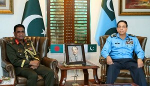 بنگلہ دیشی دفاعی وفد کی ایئرچیف سے ملاقات، جے ایف 17 تھنڈر طیاروں میں اظہار دلچسپی