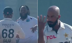 ساجد خان کو ان کے اپنے ہی انداز میں جواب، ویسٹ انڈین بولر کی ویڈیو وائرل