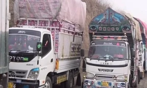 کرم سے 100 سے زائد گاڑیوں پر مشتمل قافلہ پارا چنار پہنچ گیا