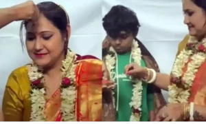بھارتی اسکول ٹیچر کی طالب علم سے کلاس روم میں شادی کی ویڈیو وائرل