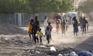 At least 56 killed as fighting grips Sudan&rsquo;s capital