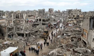 Trump says Israel would hand over Gaza after fighting is over, no US troops needed