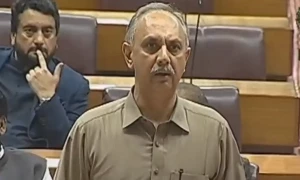 قومی اسمبلی میں اپوزیشن کا شدید احتجاج: ملک میں حالات مذاکرات کے قابل نہیں، عمر ایوب