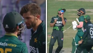 پاک جنوبی افریقا میچ میں گرما گرمی، کھلاڑی ایک دوسرے سے الجھ پڑے