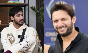 اداکار علی رضا کی شاہد آفریدی سے ملاقات اور سیلفی کا دلچسپ قصہ