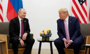 Trump says he is considering putting banking sanctions, tariffs on Russia