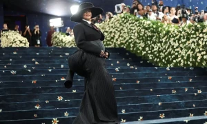 Rihanna reveals third pregnancy with A$AP Rocky at Met Gala