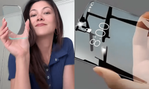Factcheck: Viral TikTok video shows woman using Nokia’s transparent phone