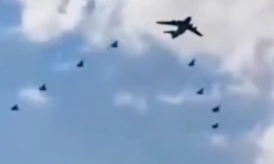 غزہ پر اڑتے چین کے امدادی جہاز، وائرل ویڈیوز جعلی نکلیں