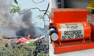 احمد آباد میں حادثے کا شکار طیارے کا ایک بلیک باکس مل گیا