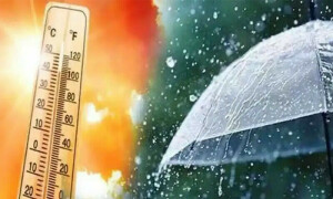 Met office forecasts partly cloudy skies, thunderstorms across country