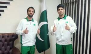 ایشین ڈبلز اسکواش چیمپئن شپ: پاکستانی جوڑی کا شاندار آغاز، کوریا اور فلپائن کو شکست