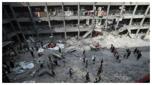 Israel pounds Gaza, killing 58, ahead of White House talks on ceasefire