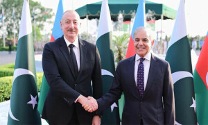 وزیراعظم شہباز شریف کی آذربائیجان کے صدر الہام علییف سے ملاقات