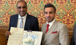 British Pakistani Entrepreneur Shafiq Akbar Honoured at UK Parliament for Transforming Pakistan’s Real Estate Sector