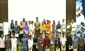 Zamong Kor, minority students join ISPR Summer Camp 2025 in Peshawar