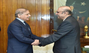 صدر آصف زرداری سے وزیراعظم شہباز شریف کی اہم ملاقات