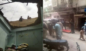 Roof collapse near Lyari’s Khada Market claims two lives, injures three
