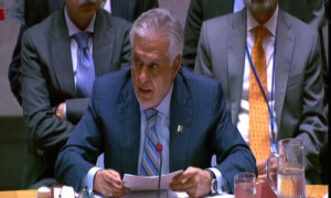سلامتی کونسل غزہ میں فوری سیز فائر یقینی بنائے، مسئلہ فلسطین کے حل میں کردار ادا کرے، اسحاق ڈار