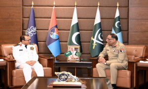 Saudi Naval Chief calls on CJCSC General Sahir Shamshad