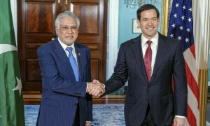Ishaq Dar, Marco Rubio hold constructive meeting to strengthen Pak-US ties