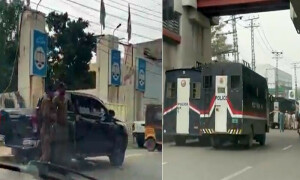 حقوق بلوچستان لانگ مارچ کو لاہور میں روک لیا گیا، منصورہ کا گھیراؤ، پنجاب حکومت اور منتظمین میں مذاکرات جاری