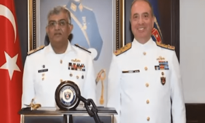 Naval chief conferred with Turkiye’s highest military honour