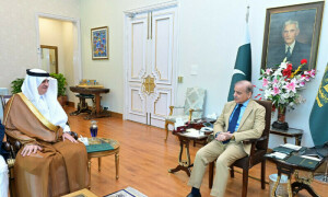PM Shehbaz meets Saudi envoy, accepts invitation to attend Riyadh investment forum