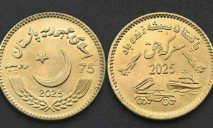 SBP issues Rs75 commemorative coin marking ‘Marka-e-Haq’ victory over India