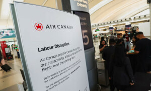 Air Canada cabin staff go on strike, grounding hundreds of flights