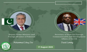 UK Secretary of State conveys condolences on loss of lives in floods