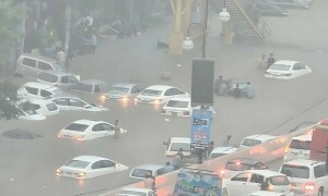 Torrential rains lash Karachi, urban flooding paralyses city life