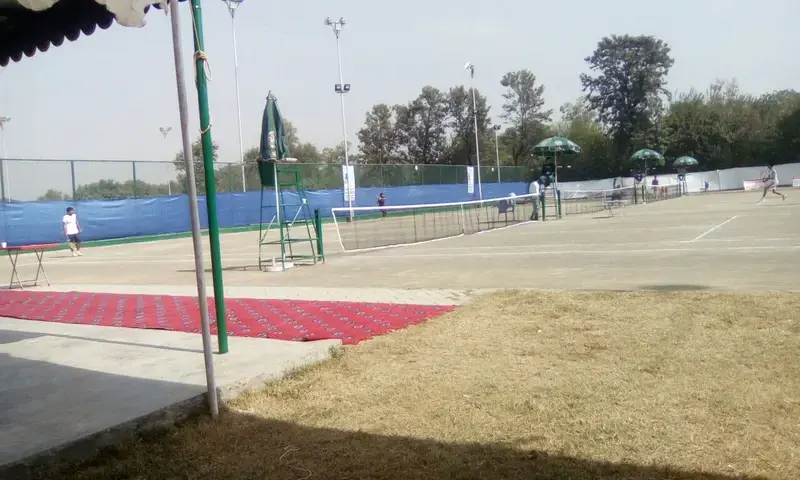 Pakistan Independence Day Tennis Tournament begins: Exciting match unfolds