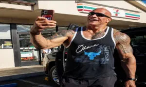 Dwayne Johnson reflects on estranged father at Venice Film Festival premiere