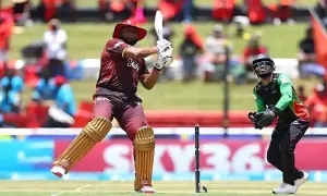 Pollard’s power show in CPL: 7 sixes in 8 balls, fires TKR to victory