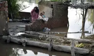 Flood crisis worsens in Punjab’s three major rivers, alert issued at Head Trimmu